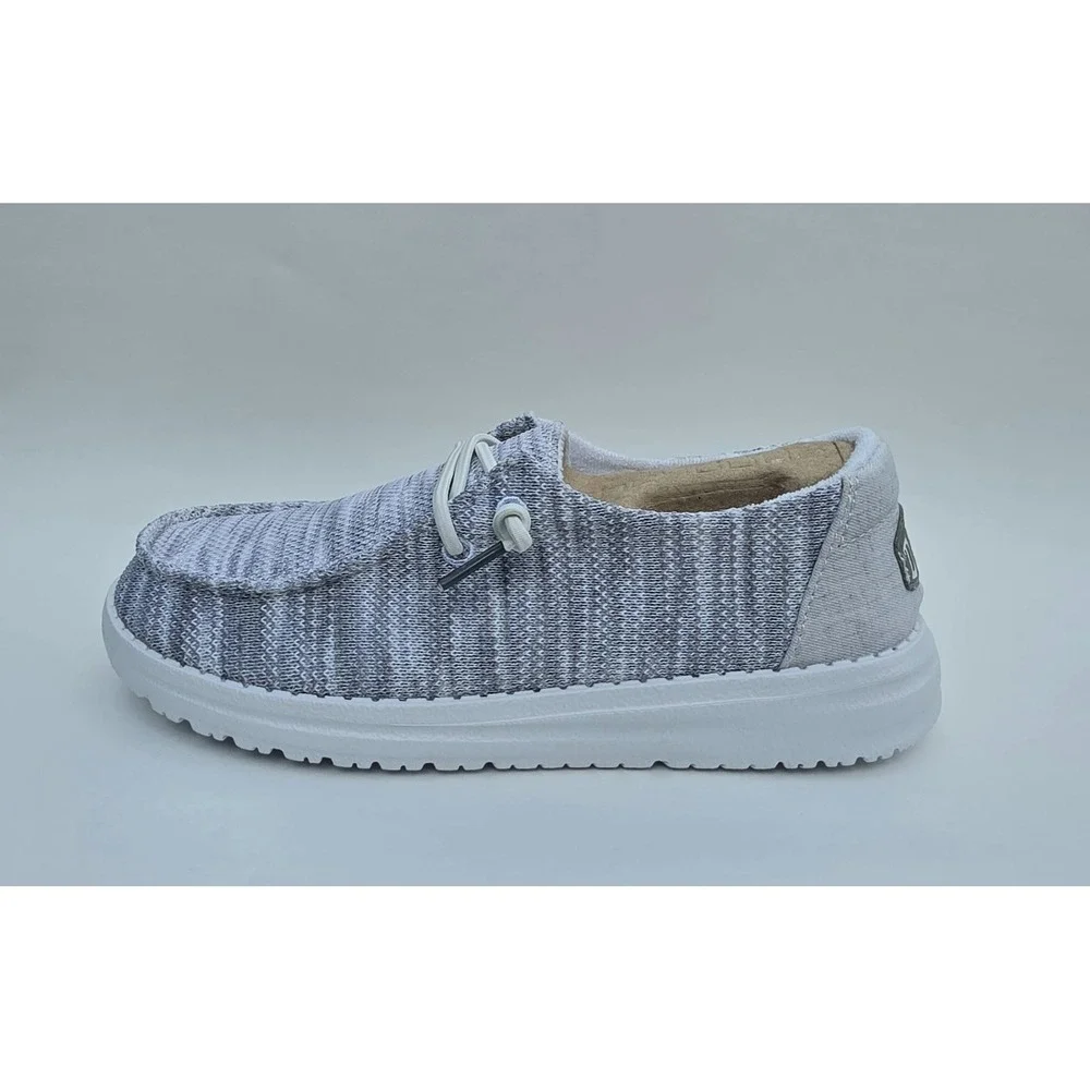 Hey Dude Wendy‎ Sox Glacier Grey Womens 5